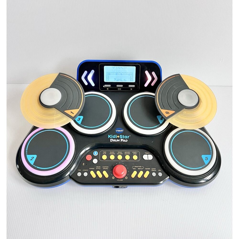 VTech Kidi Star Drum Pad Music Tracks Bluetooth Working No Drumsticks - Picture 2 of 7